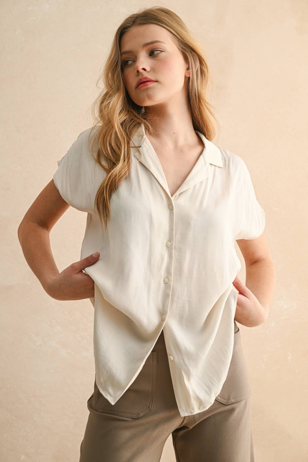The Adaline Cap Sleeve Top