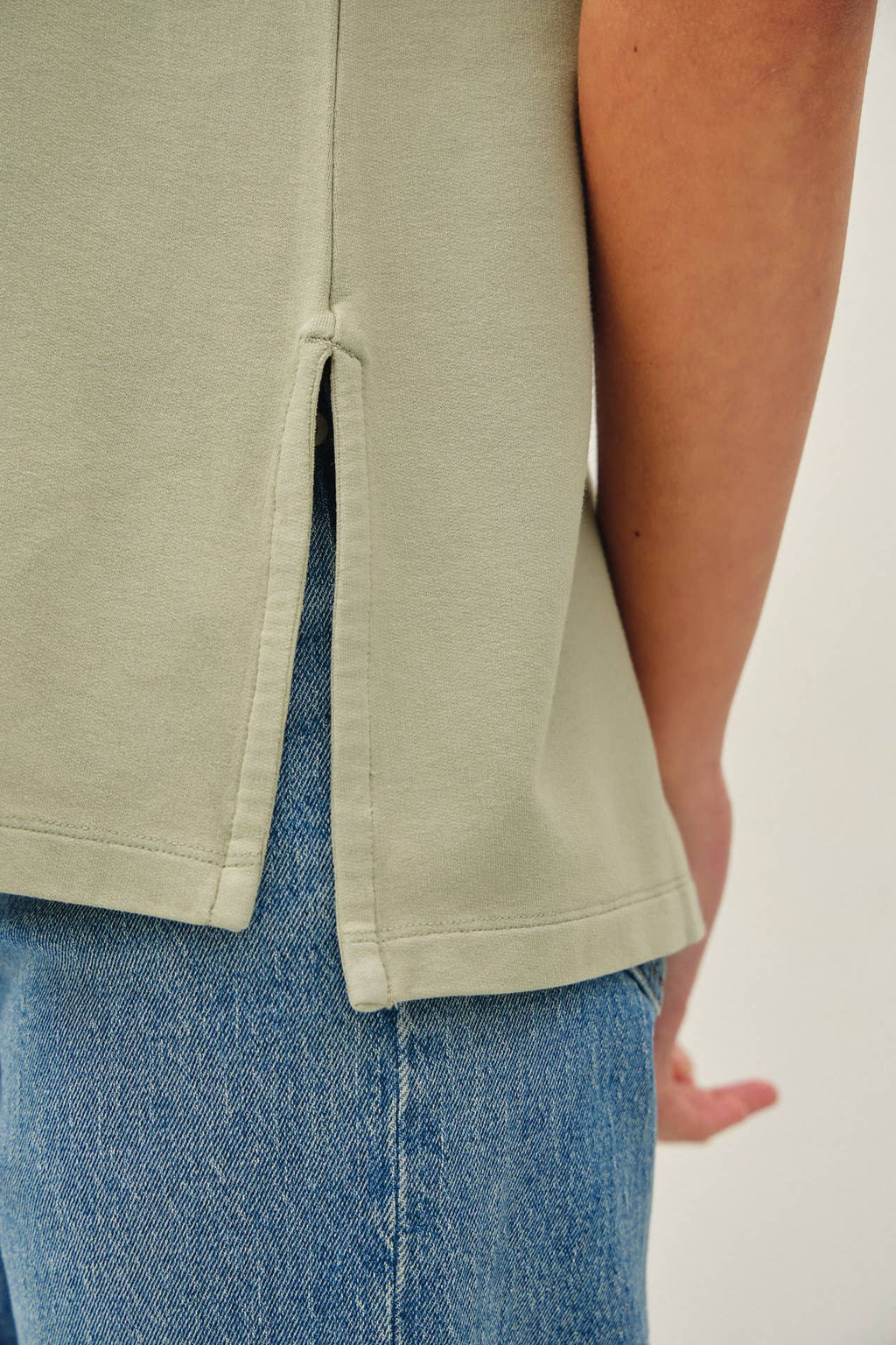 The Georgia Sleeveless French Terry Top