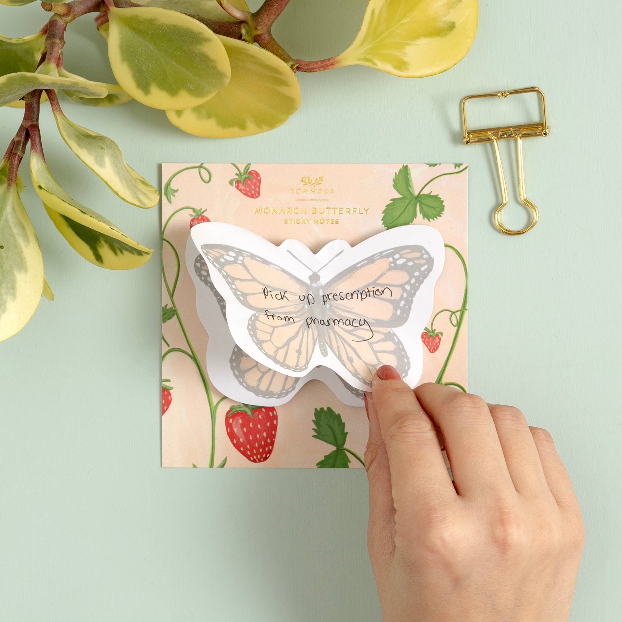 Monarch Butterfly Sticky Notes