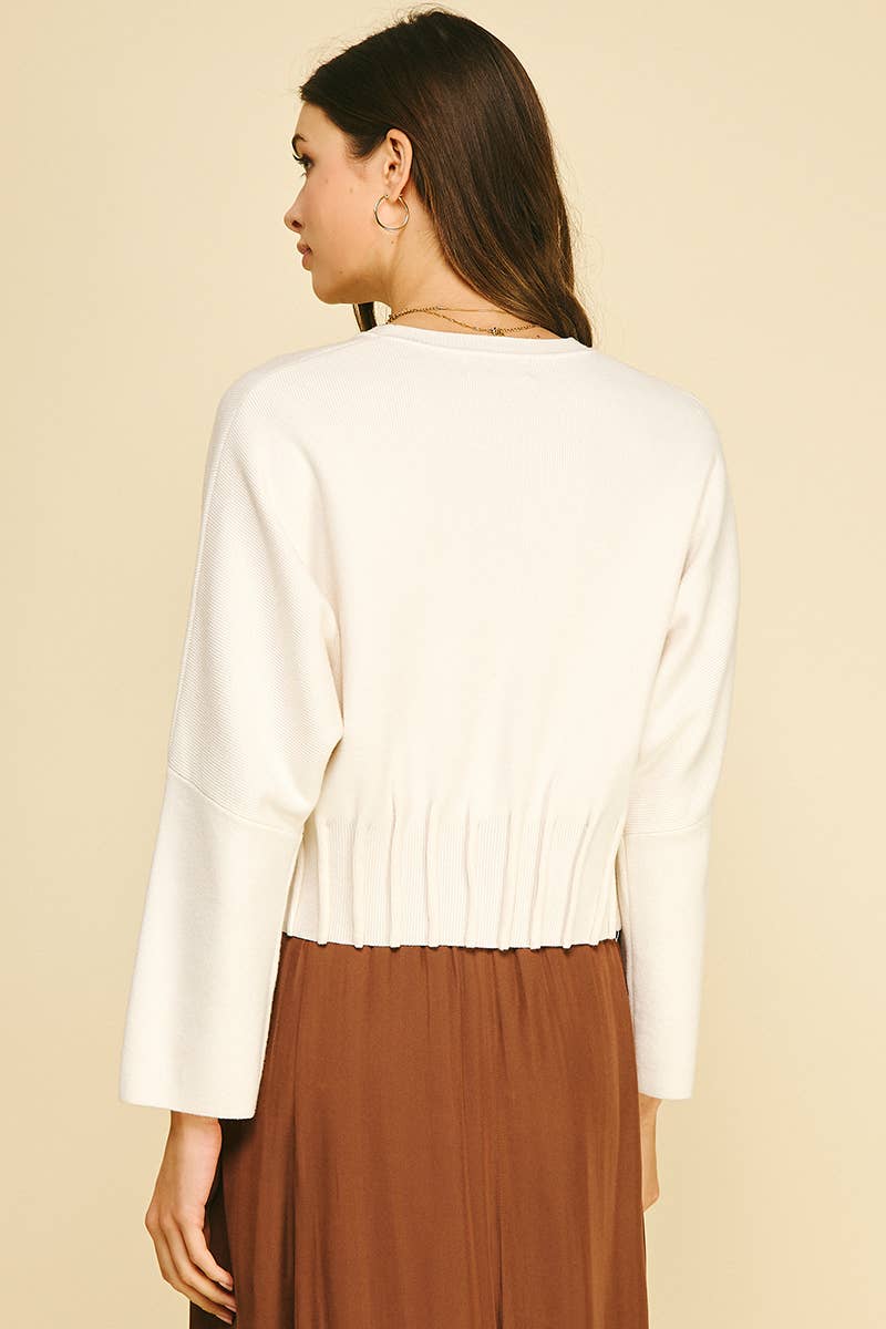 The Quincy Wide Sleeve Sweater