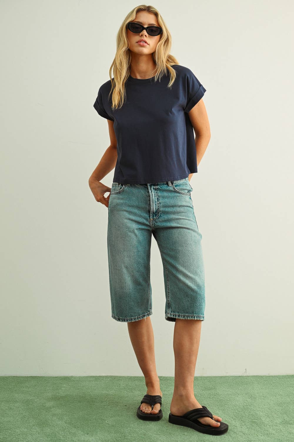 The Stormi Cuffed Sleeve Tee