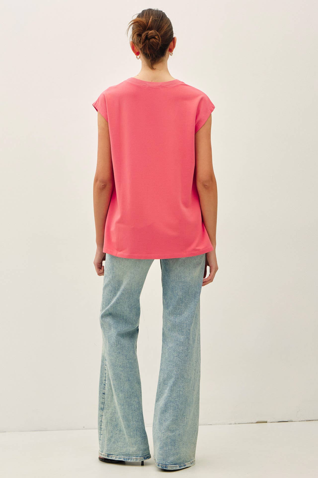 The Georgia Sleeveless French Terry Top