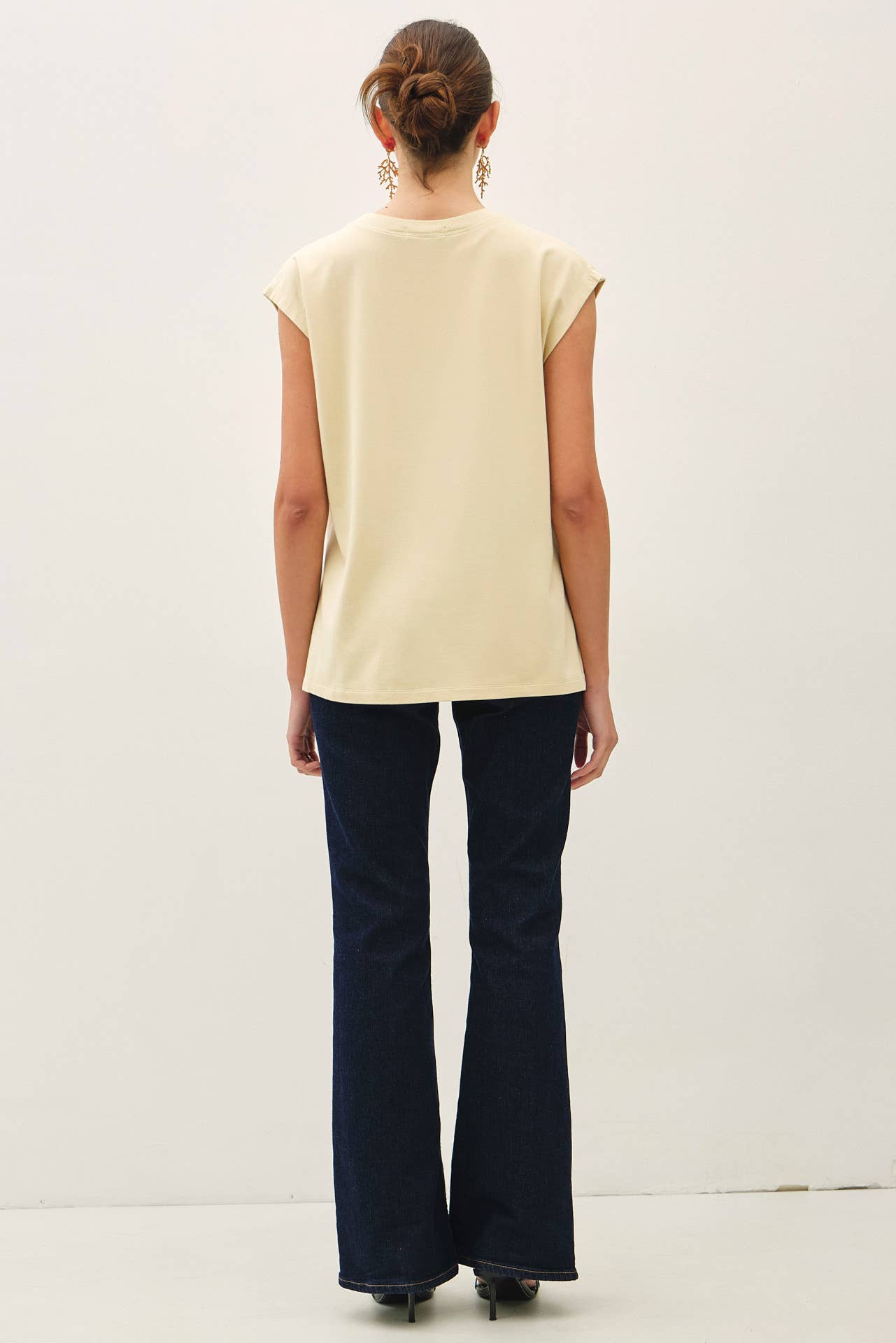 The Georgia Sleeveless French Terry Top