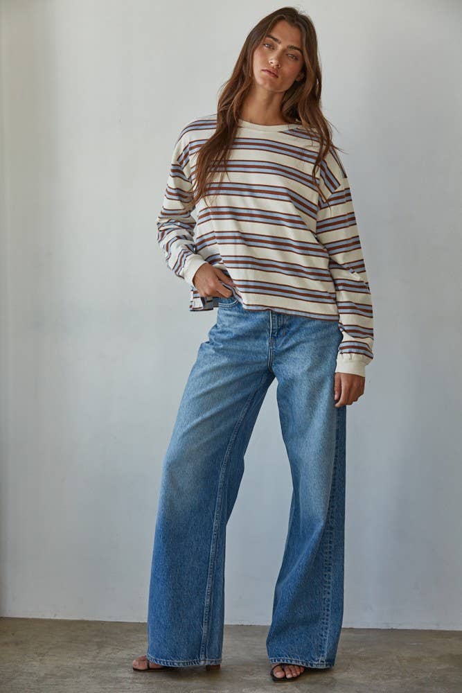 The Emerson LS Knit Top