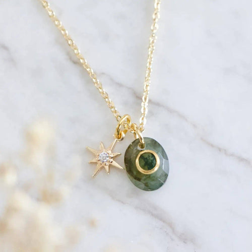 Amazonite Star Necklace