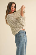 The Shannon Lightweight Cable Knitted Cardigan