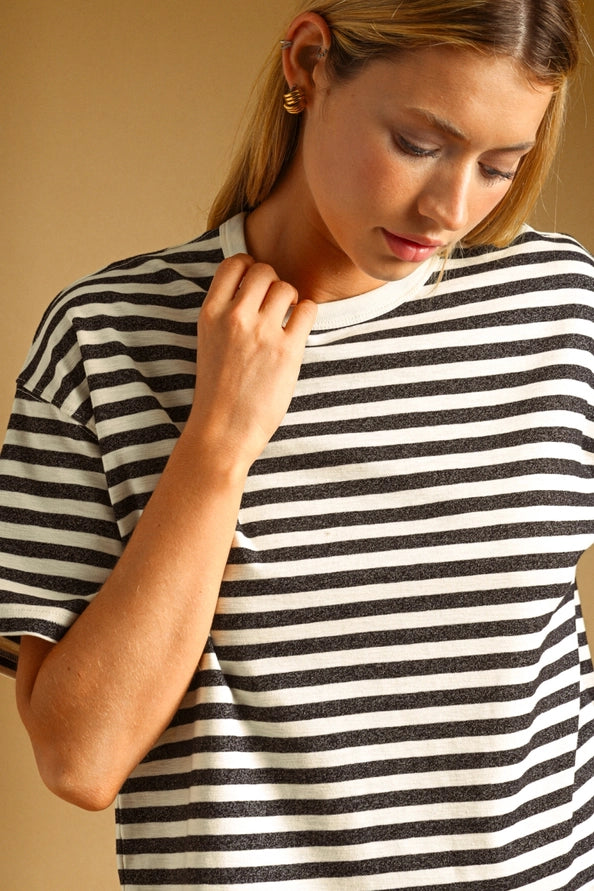 The Parker Striped Short Sleeve Tee