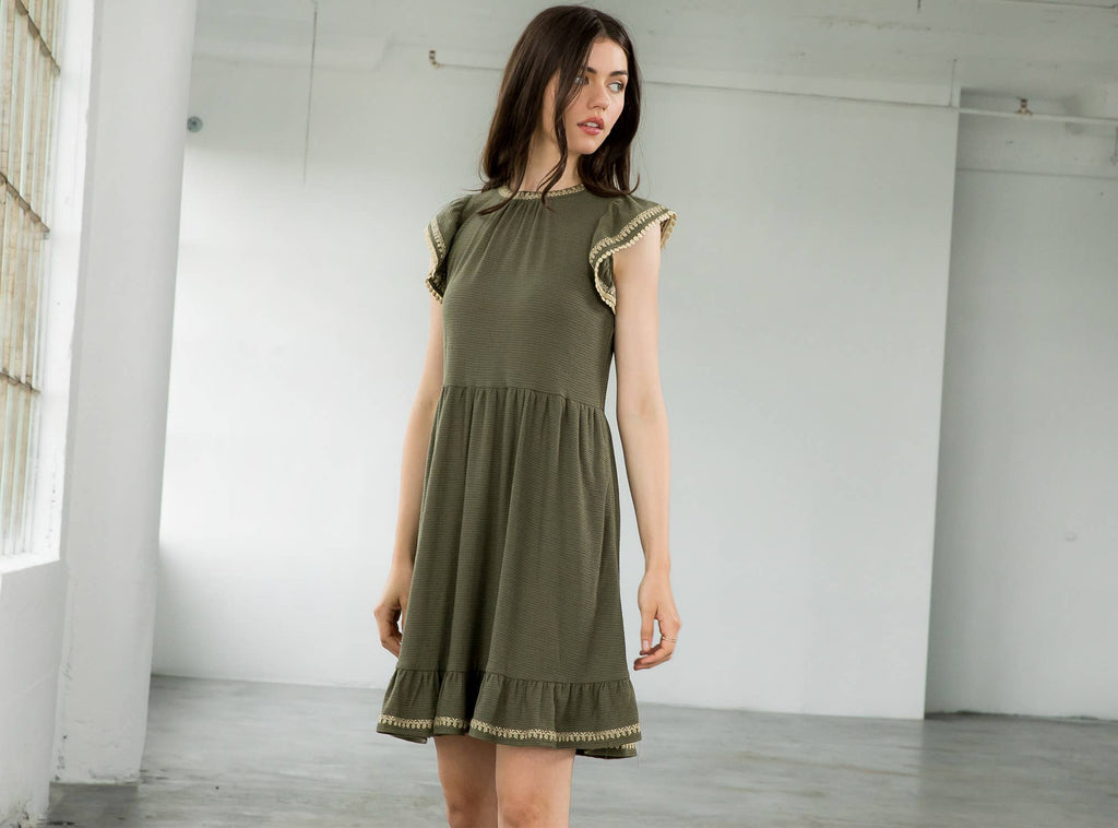 The Bailey Embroidered Dress