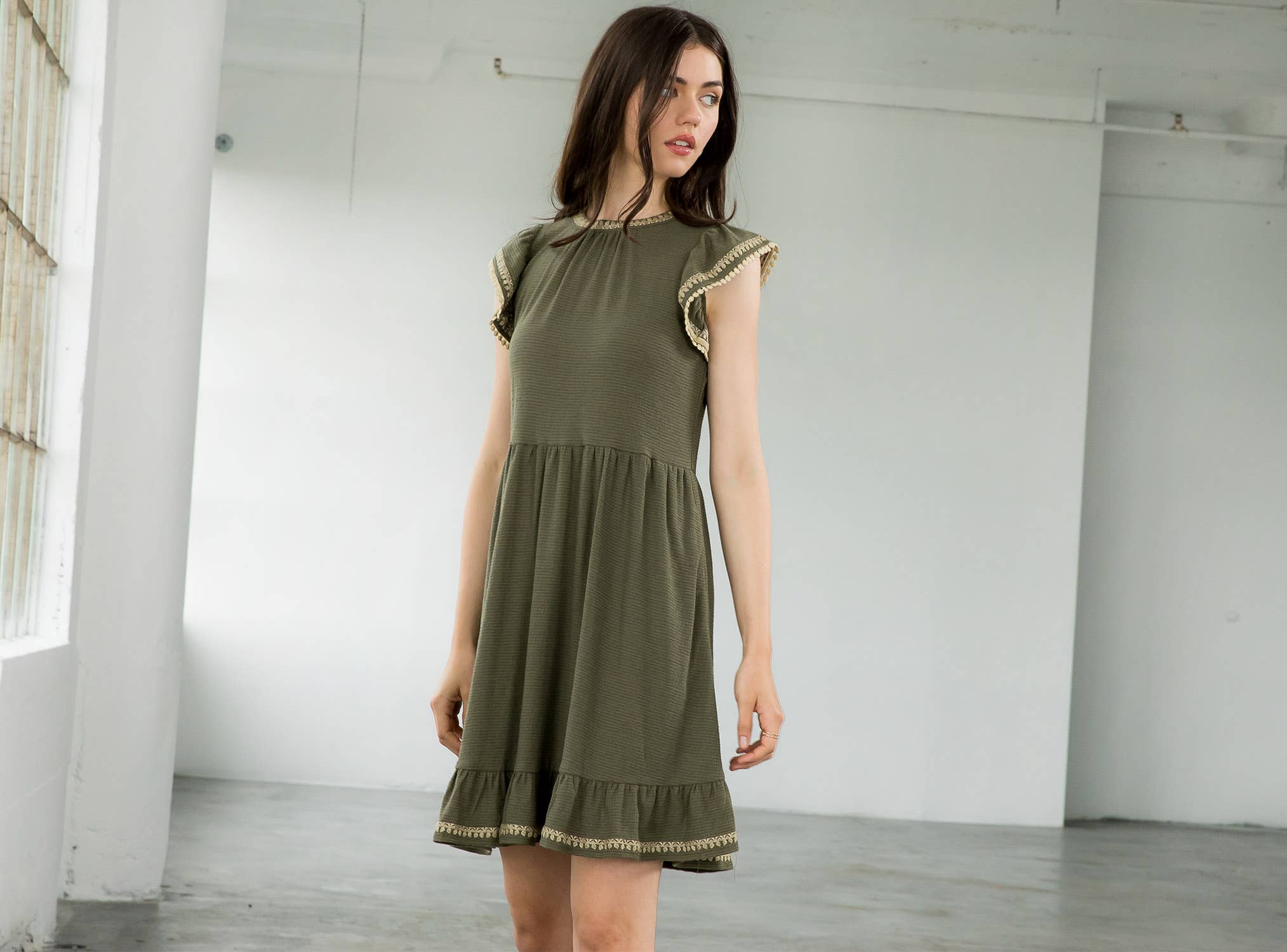 The Bailey Embroidered Dress