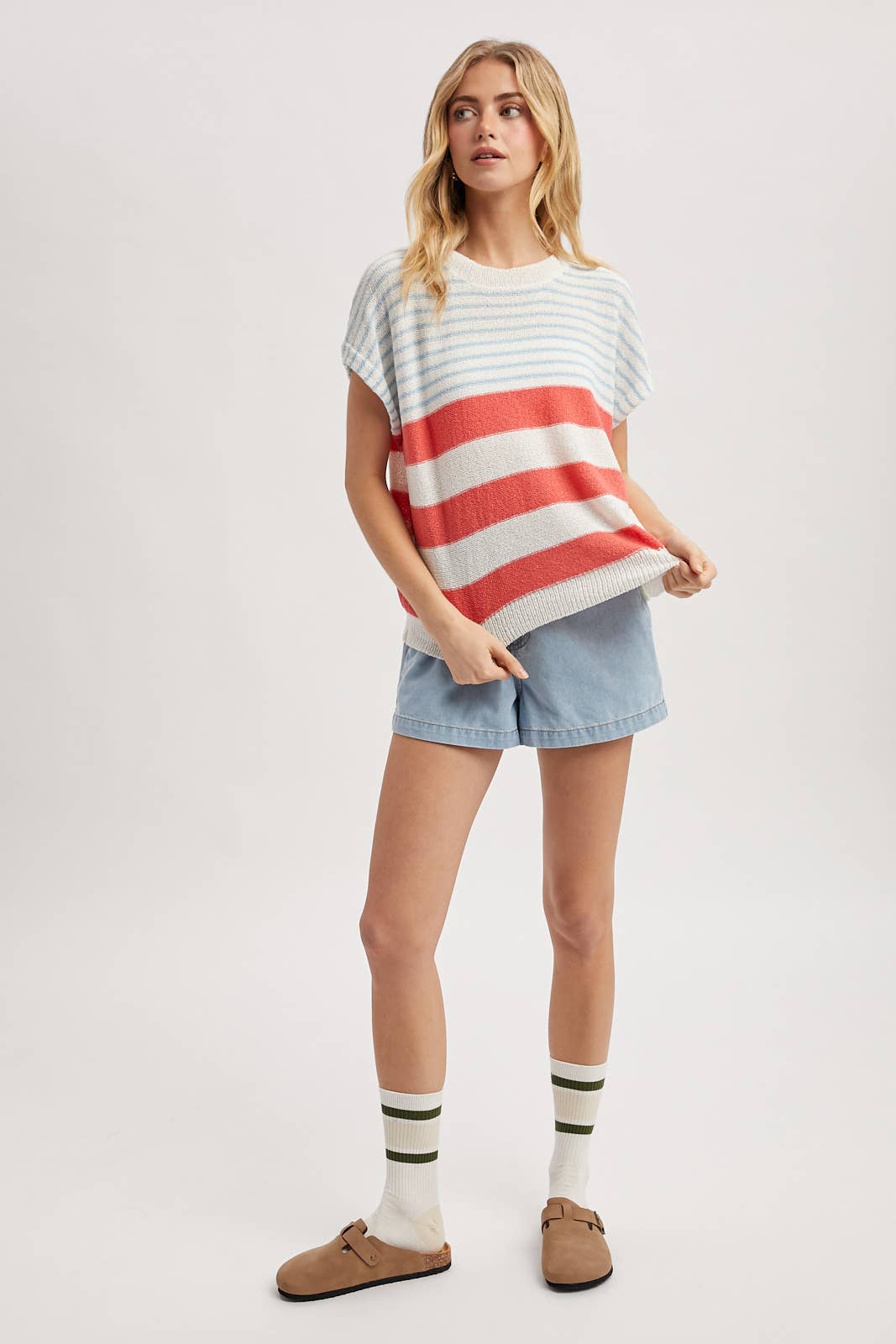 The Bria Striped Sweater