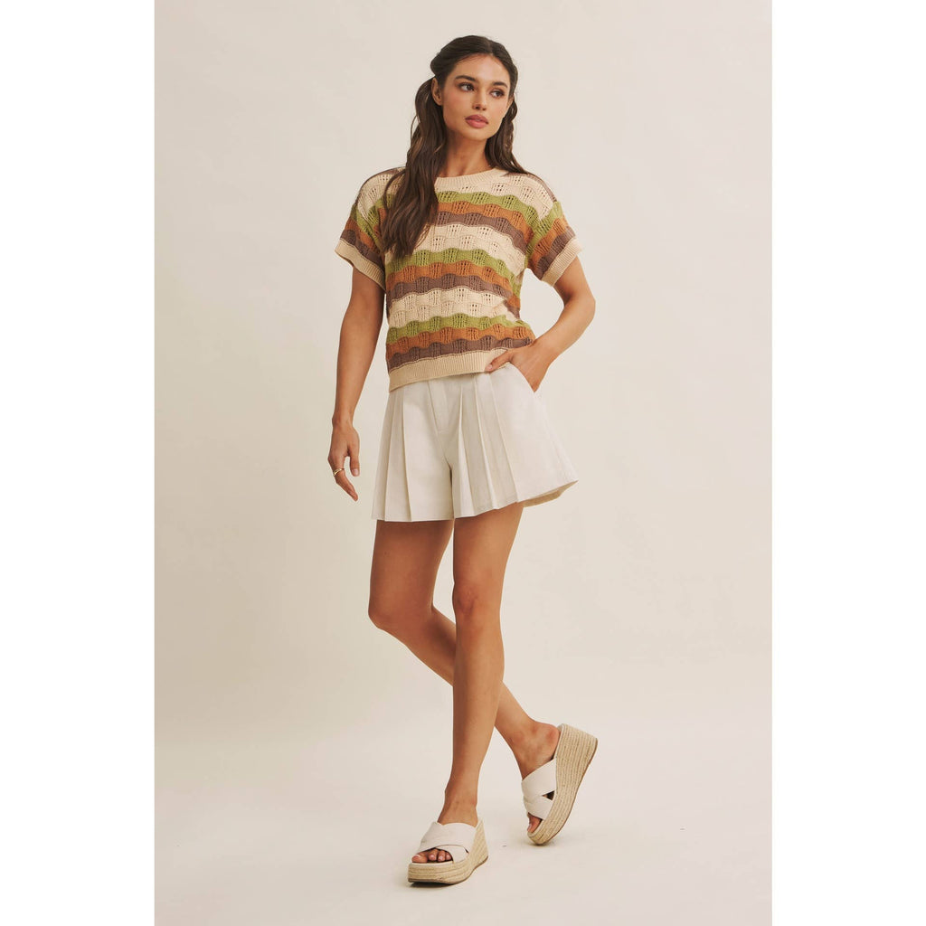 The Kayla Crochet Sweater