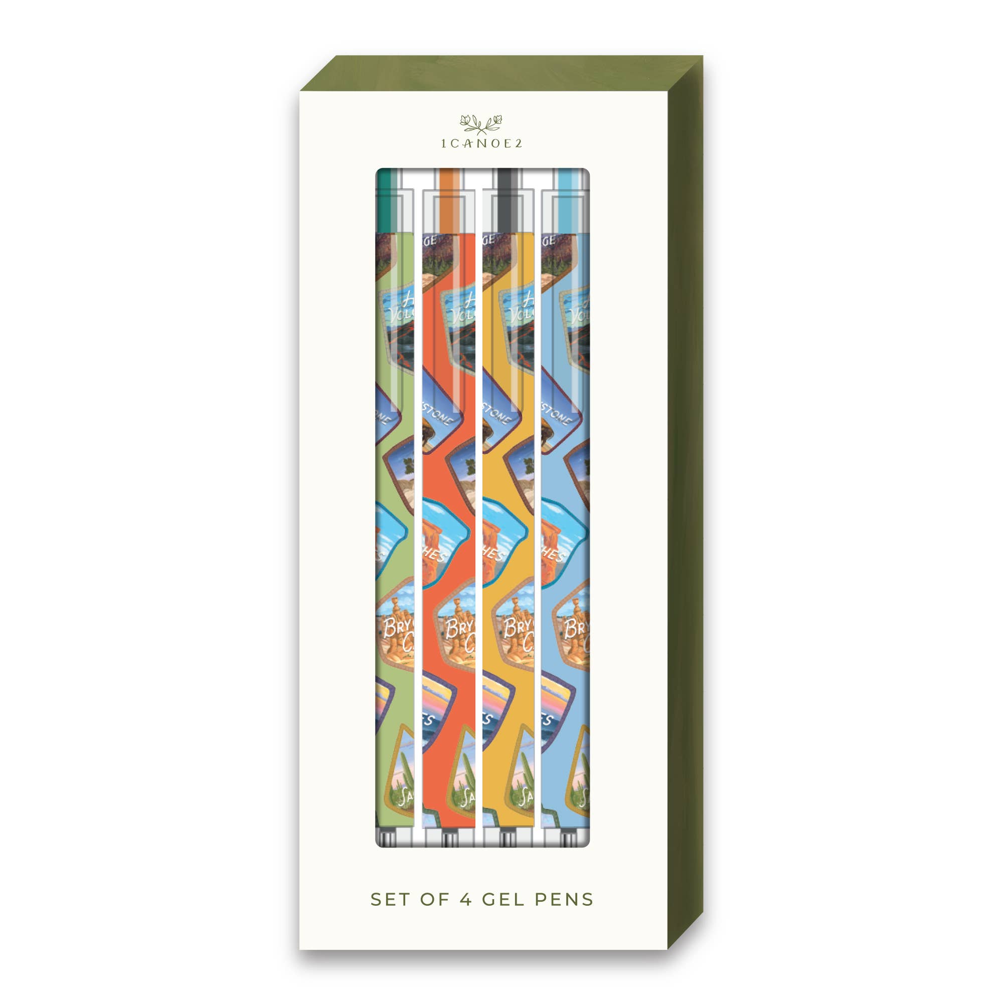 National Parks Badges Pen Set