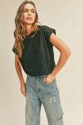The Stormi Cuffed Sleeve Tee