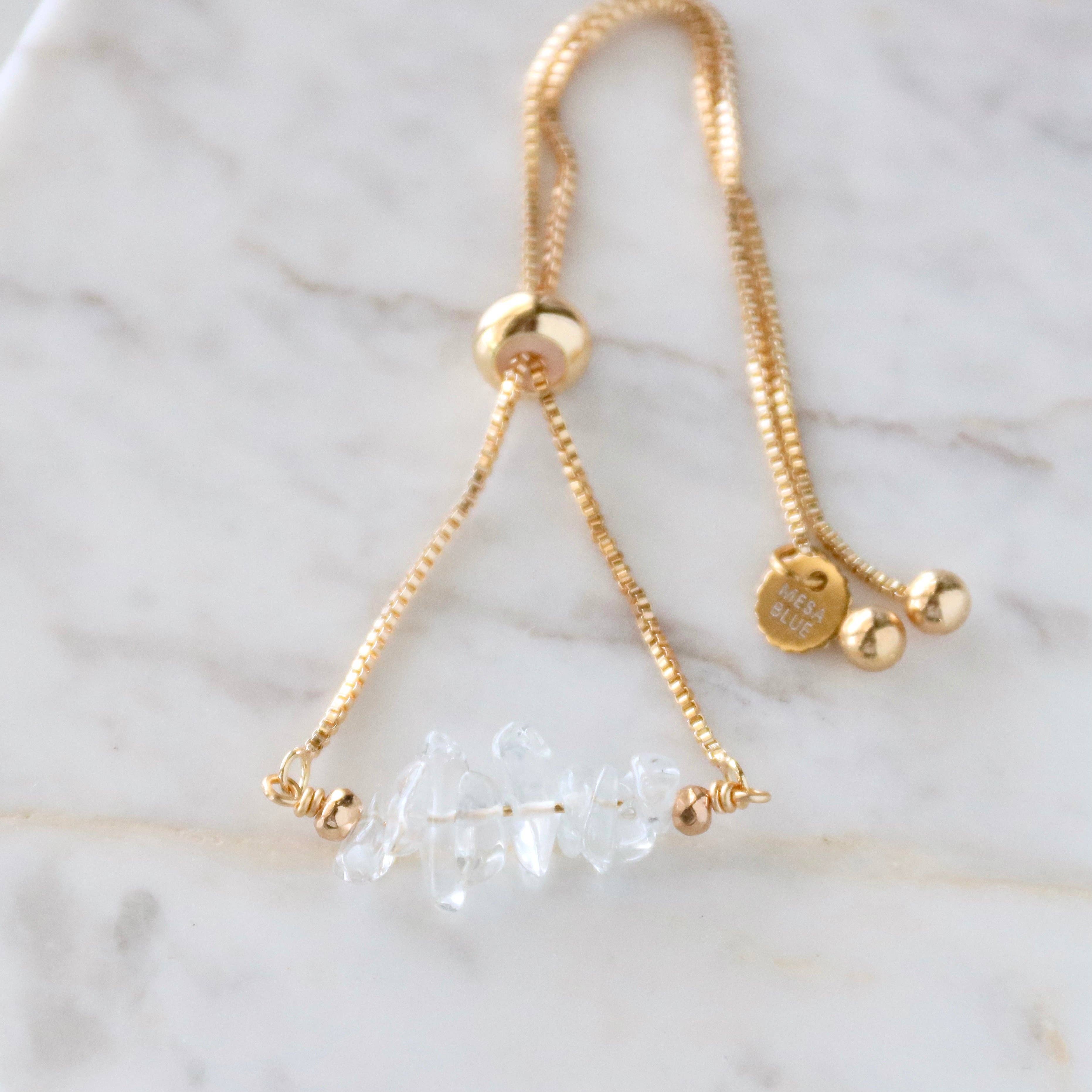 Stone Chip Adjustable Bracelet