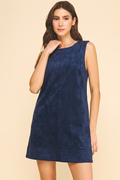The Quinn Corduroy Sleeveless Mini Dress
