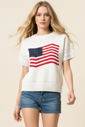 The Gretchen American Flag Sweater
