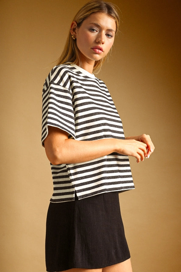 The Parker Striped Short Sleeve Tee