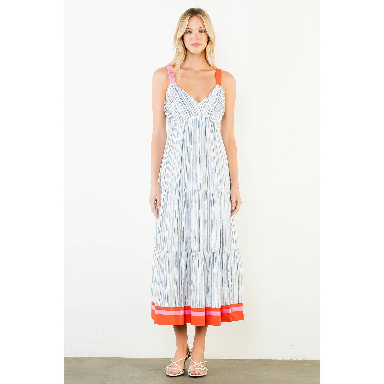 The Angelina Striped Dress