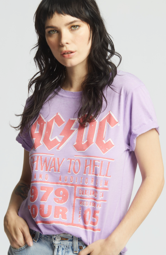AC/DC Tour Burn Out Graphic Tee