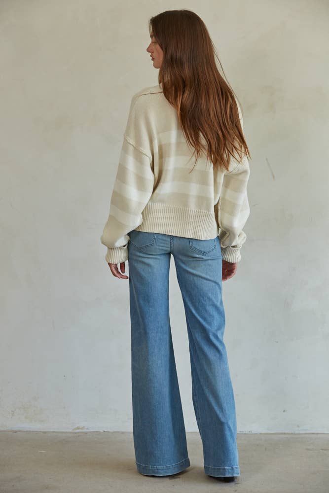 The Blair Striped Cardigan