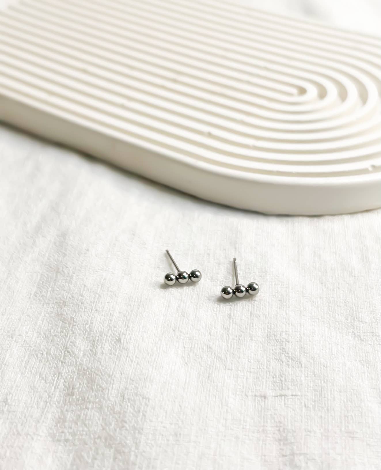 Three Bead Stud
