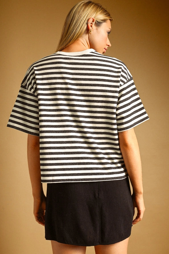 The Parker Striped Short Sleeve Tee