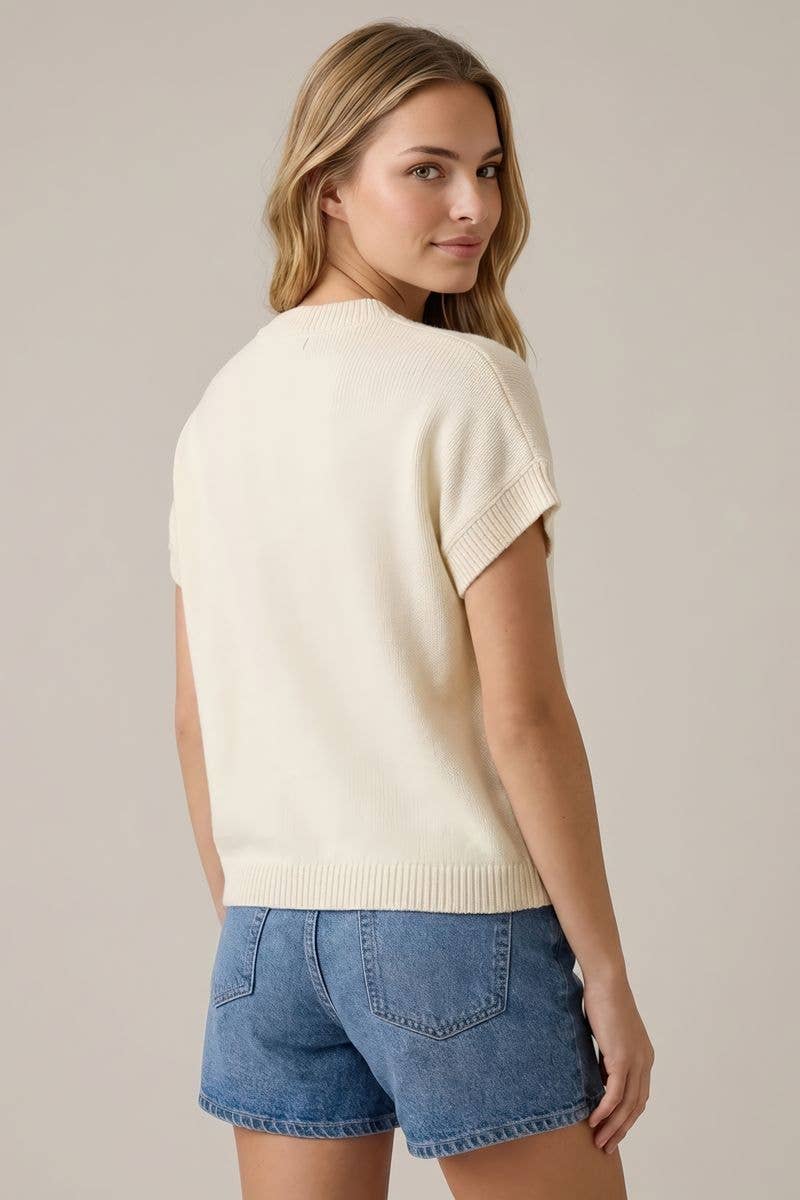 The Maisie Star Embroidery Sweater
