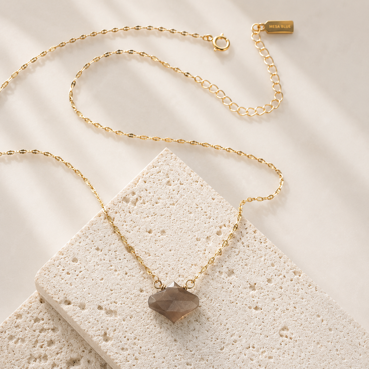 Chocolate Moonstone Necklace