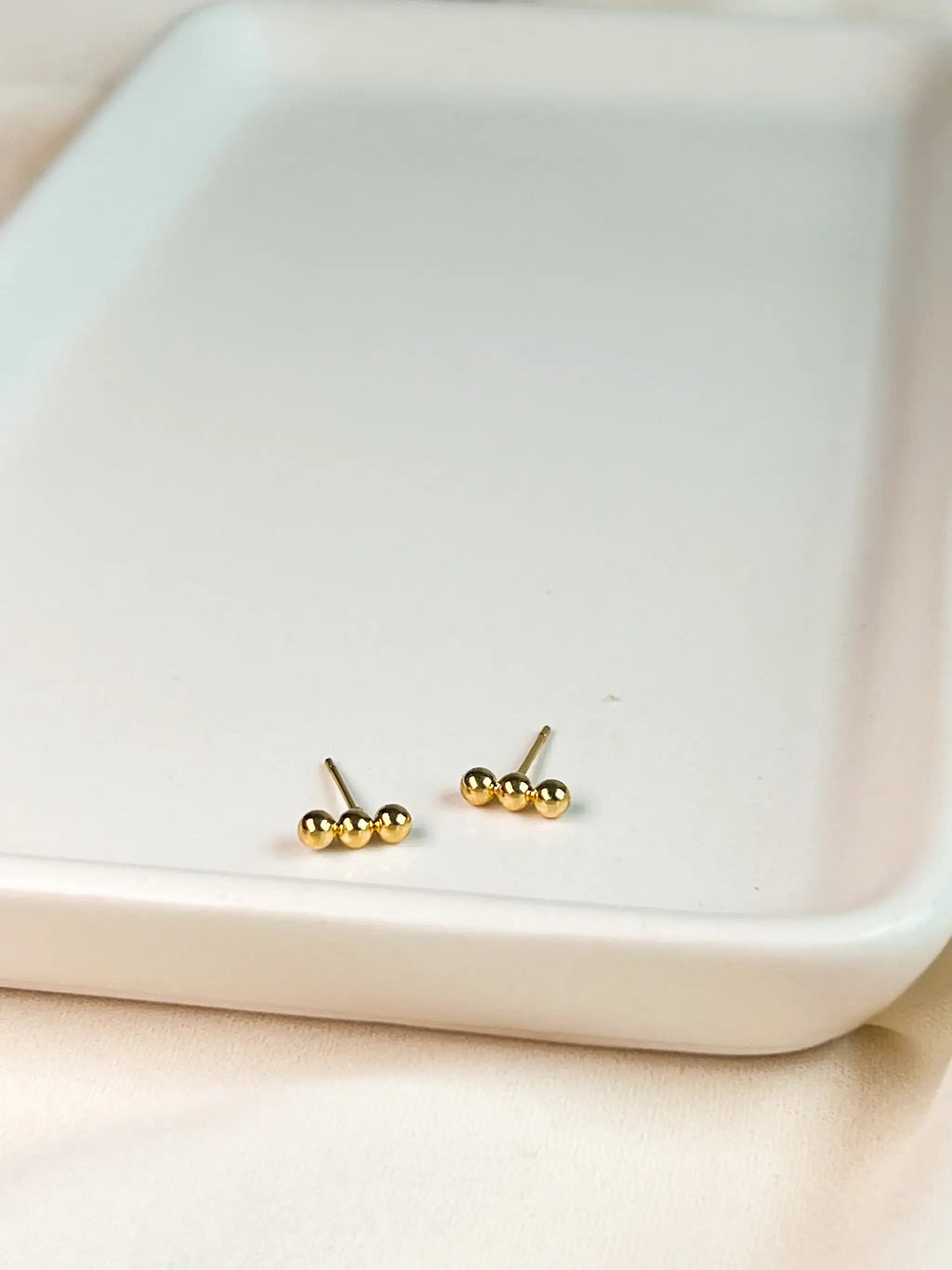 Three Bead Stud