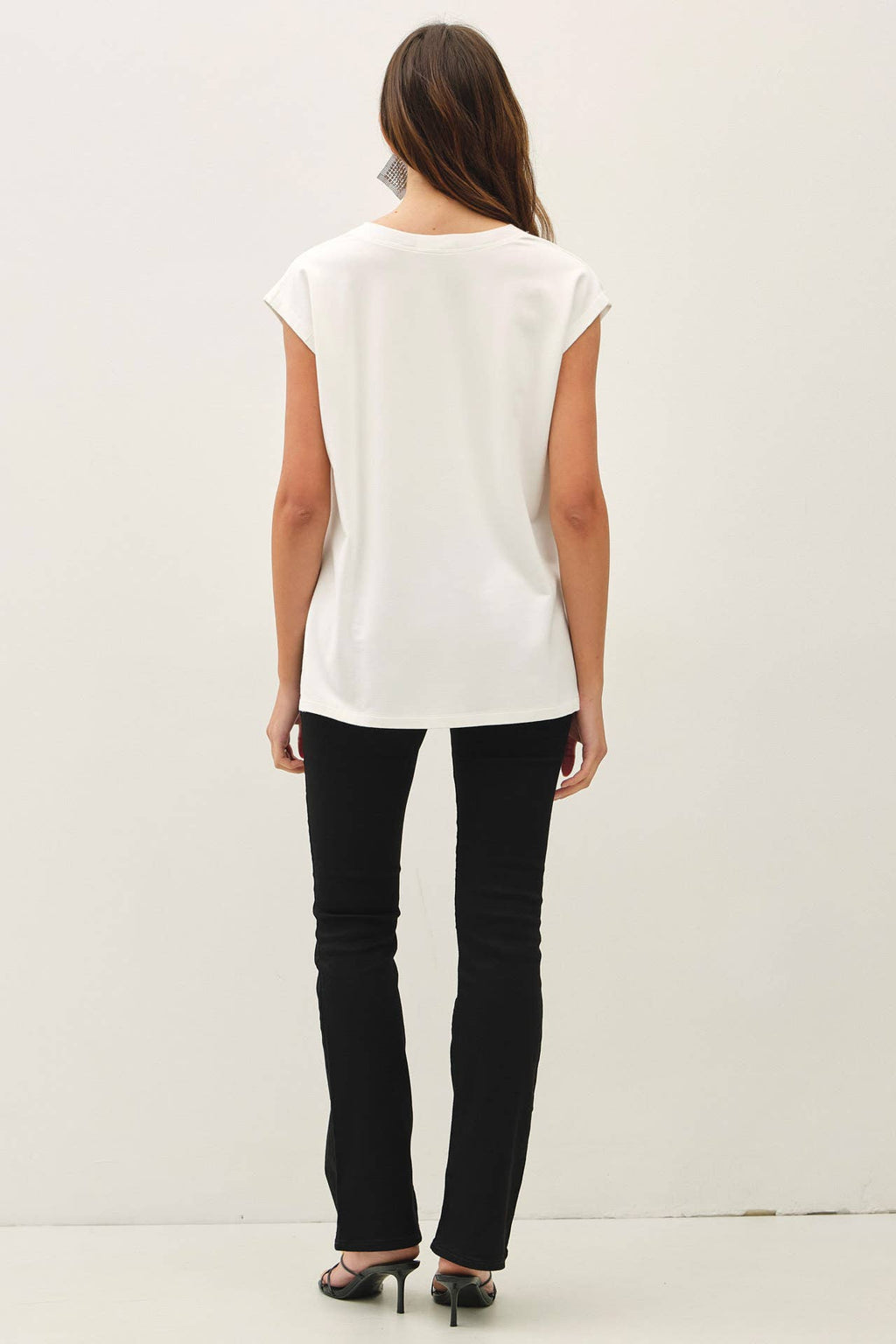 The Georgia Sleeveless French Terry Top
