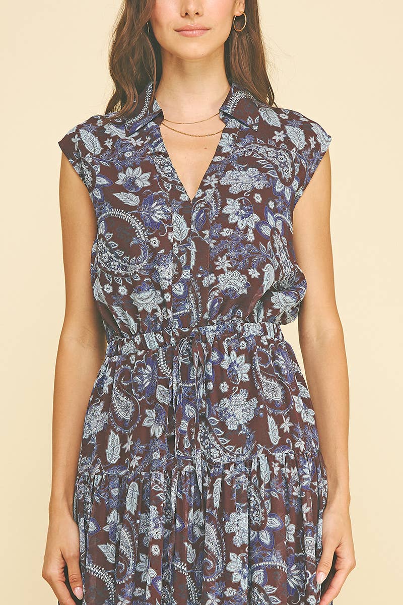 The Penelope Floral Print Tiered Maxi Dress
