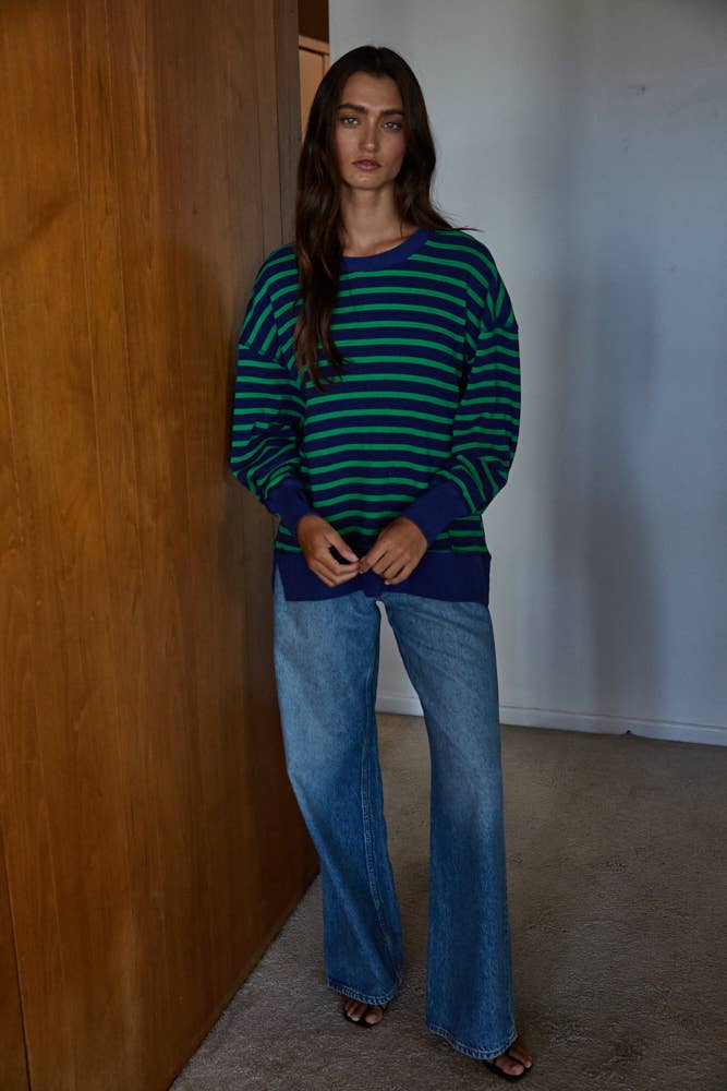 The Tillie Striped Long Sleeve Top