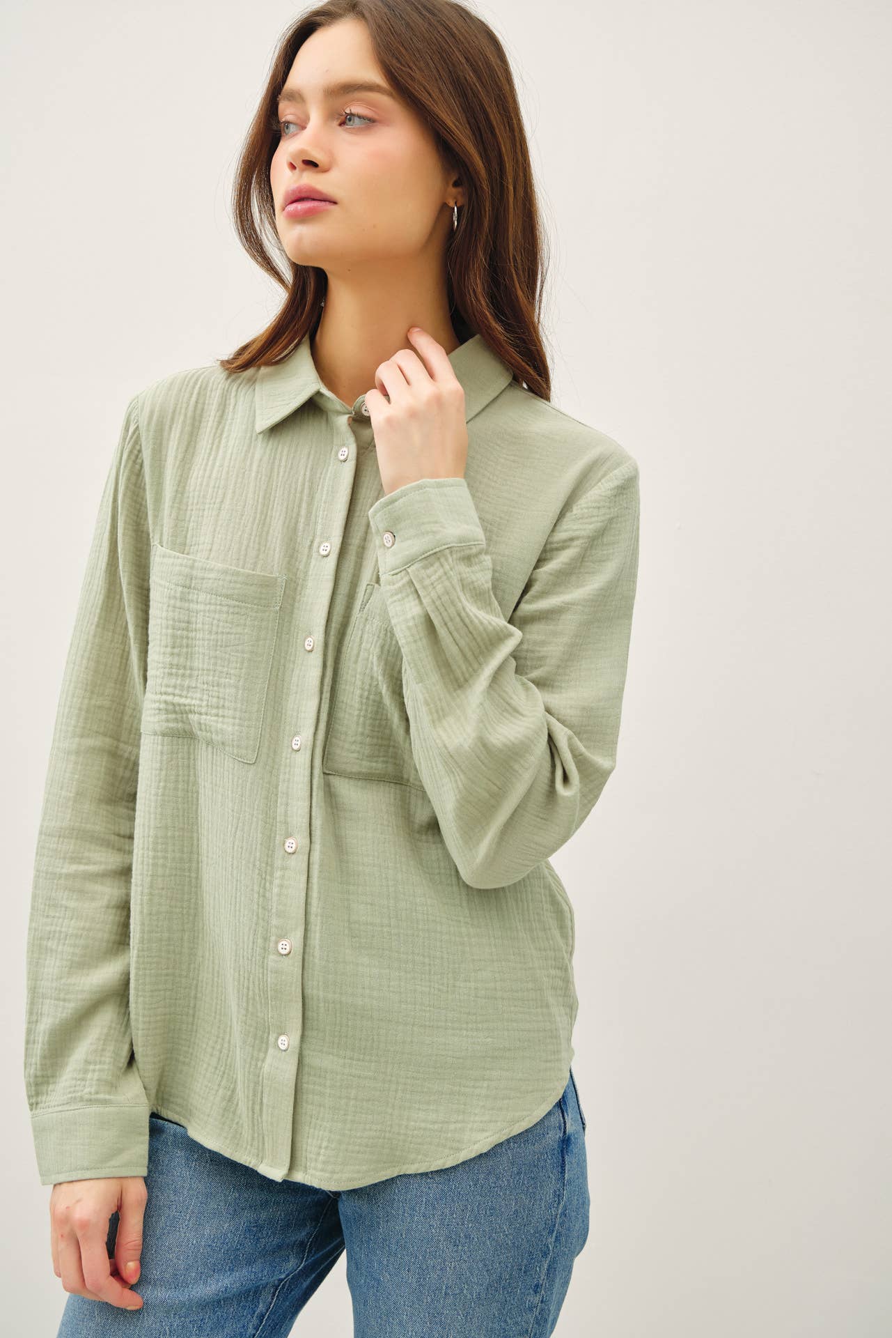 The Gemma Cotton Gauze Top
