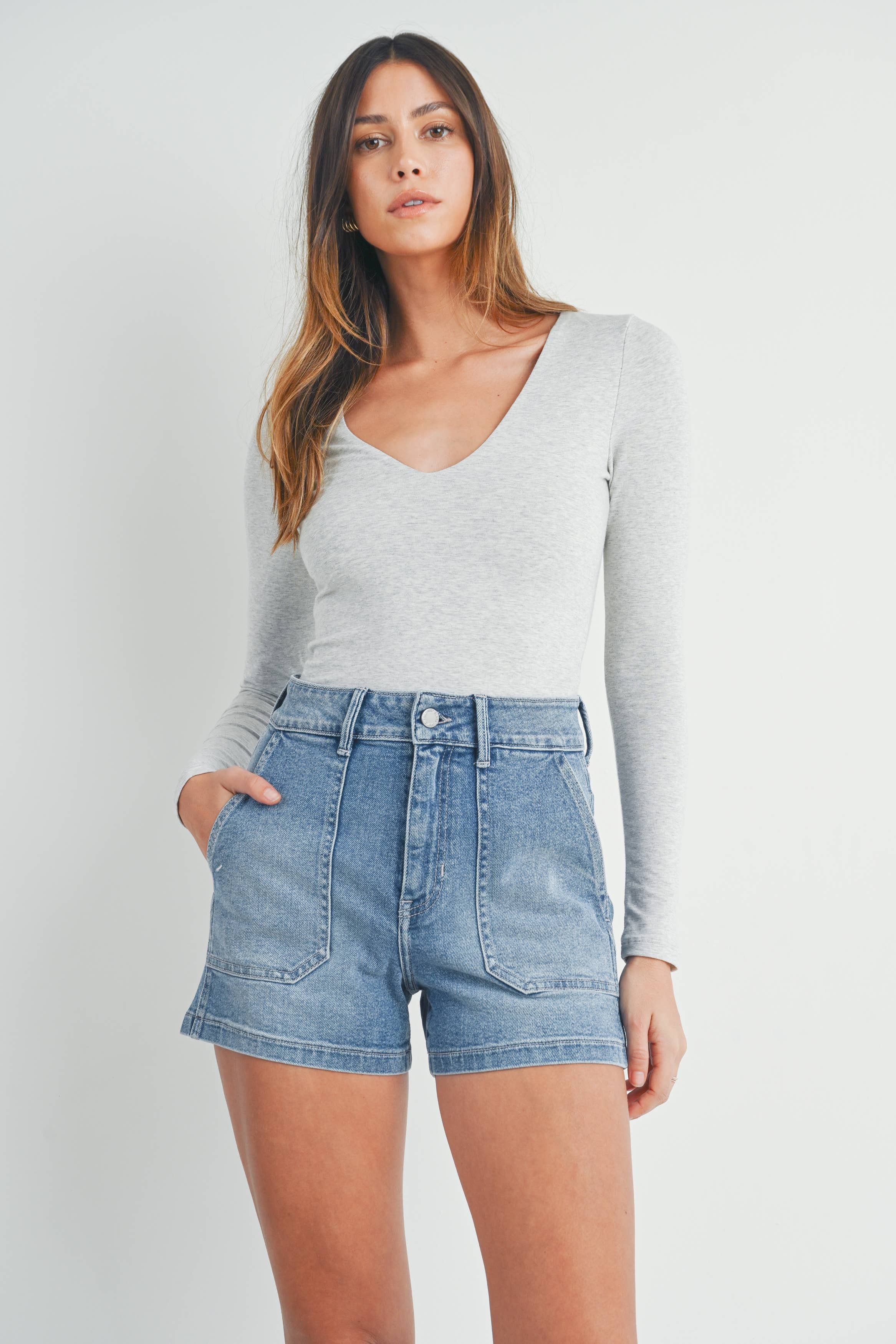 The Cleo High Rise Utility Cargo Short