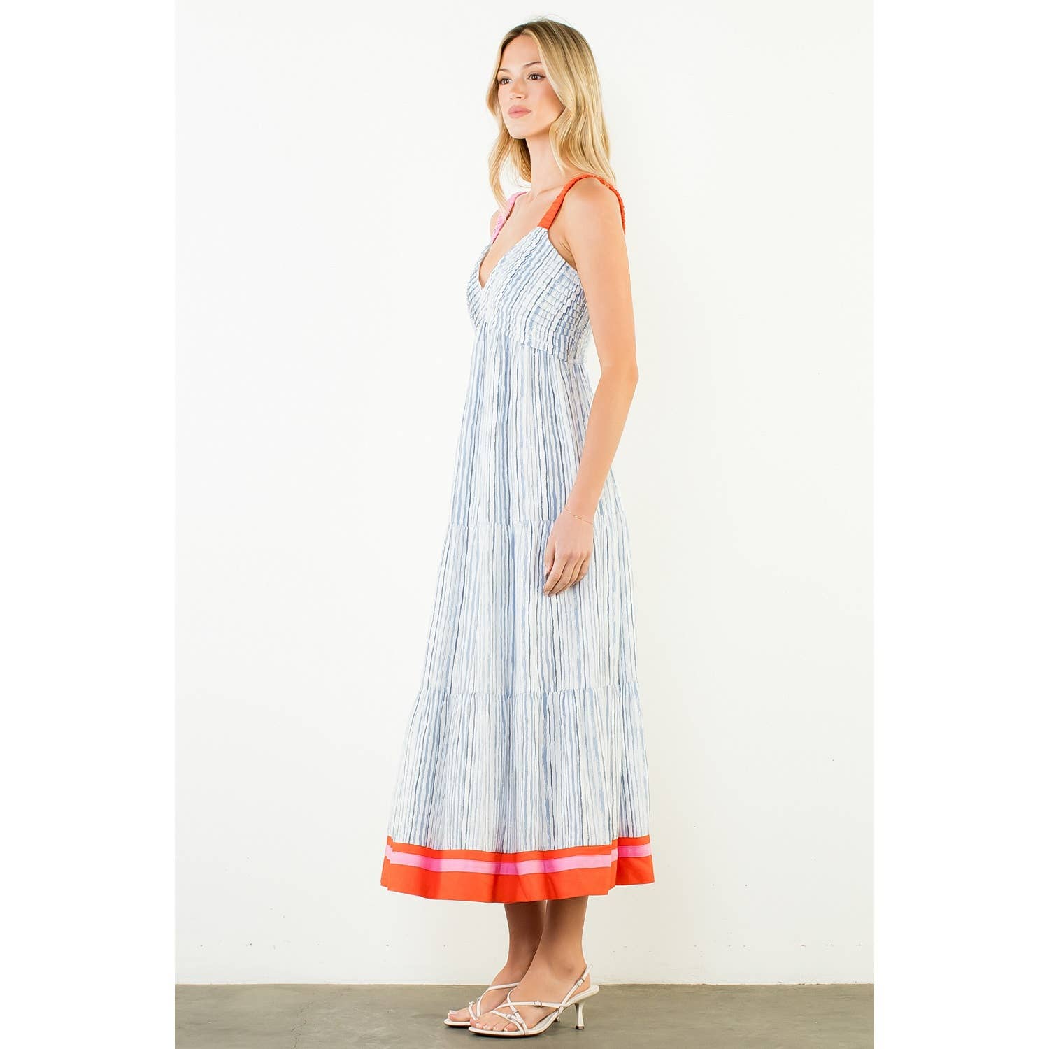 The Angelina Striped Dress
