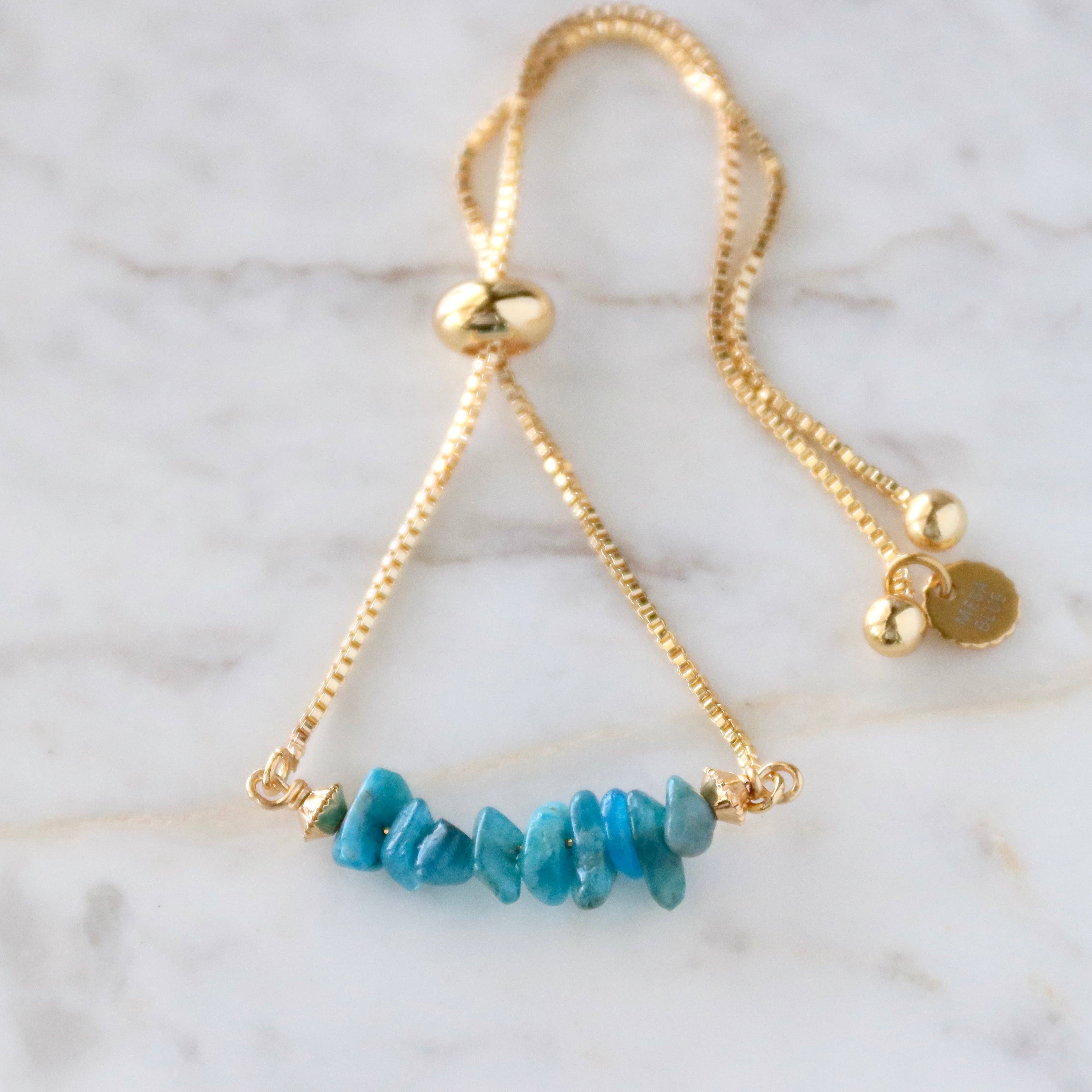 Stone Chip Adjustable Bracelet