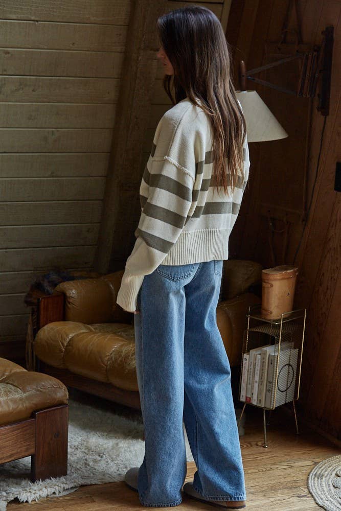 The Blair Striped Cardigan