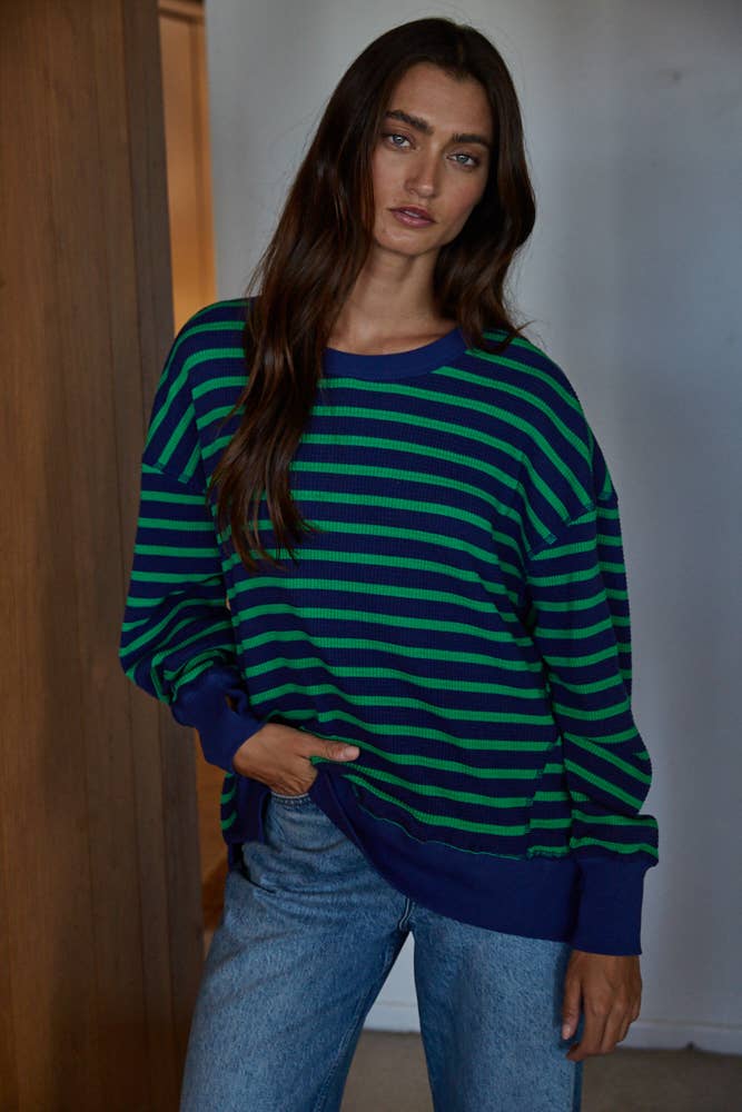 The Tillie Striped Long Sleeve Top