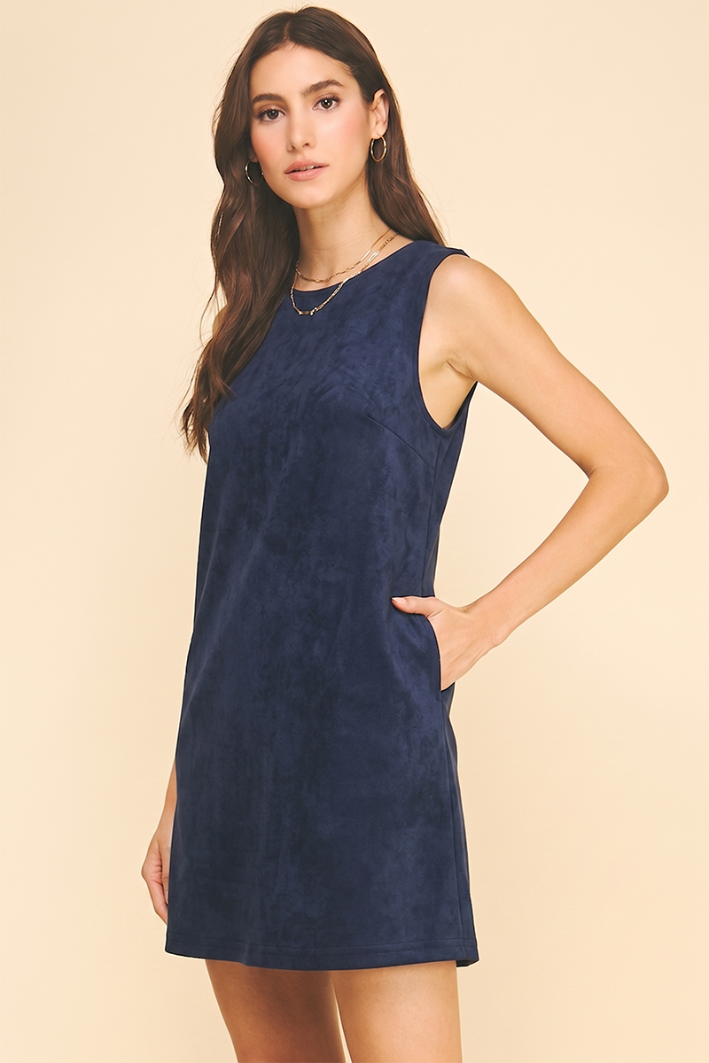 The Quinn Corduroy Sleeveless Mini Dress