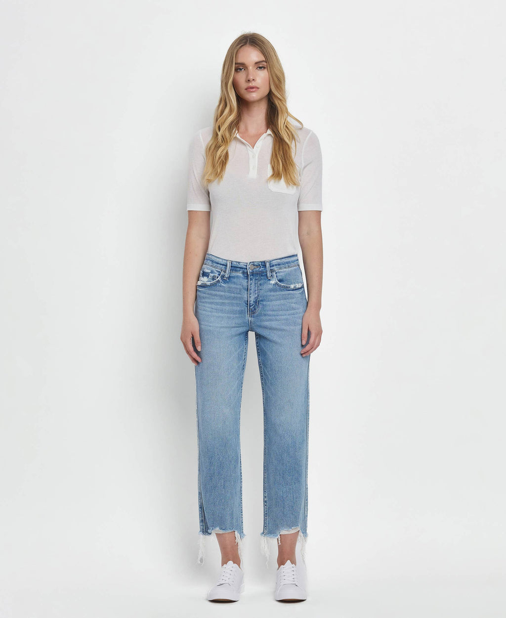 Fondly High Rise Regular Straight Jeans