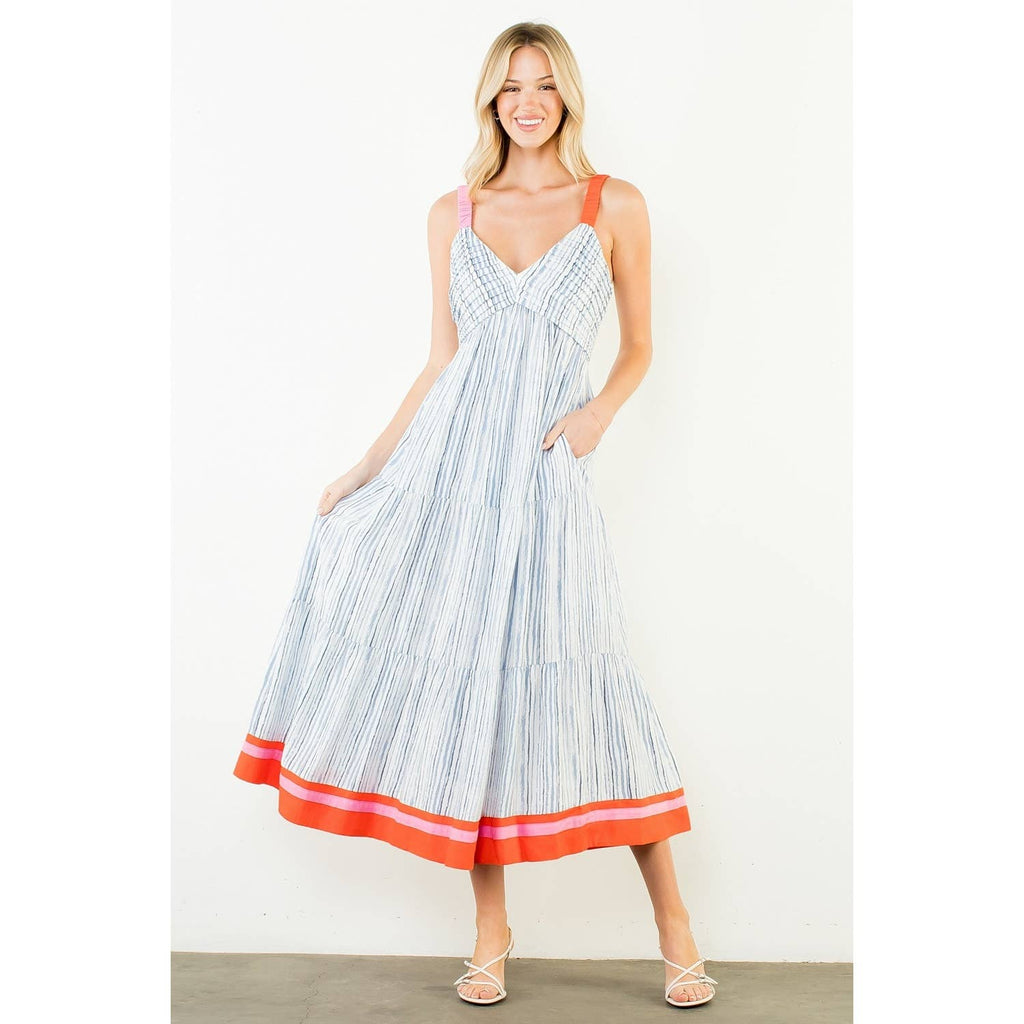 The Angelina Striped Dress