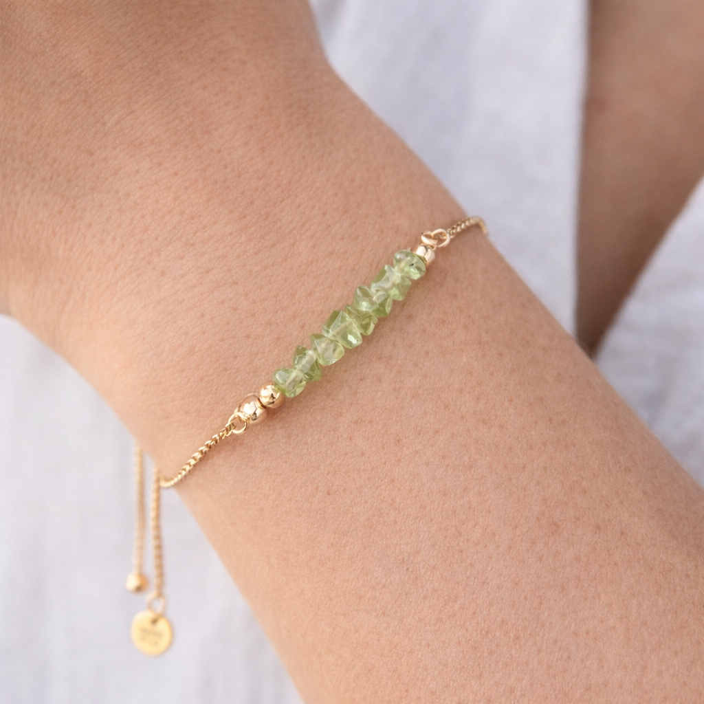 Stone Chip Adjustable Bracelet
