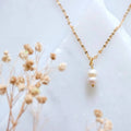 Double Pearl Necklace