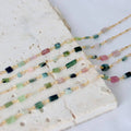 Tourmaline Bar Necklace
