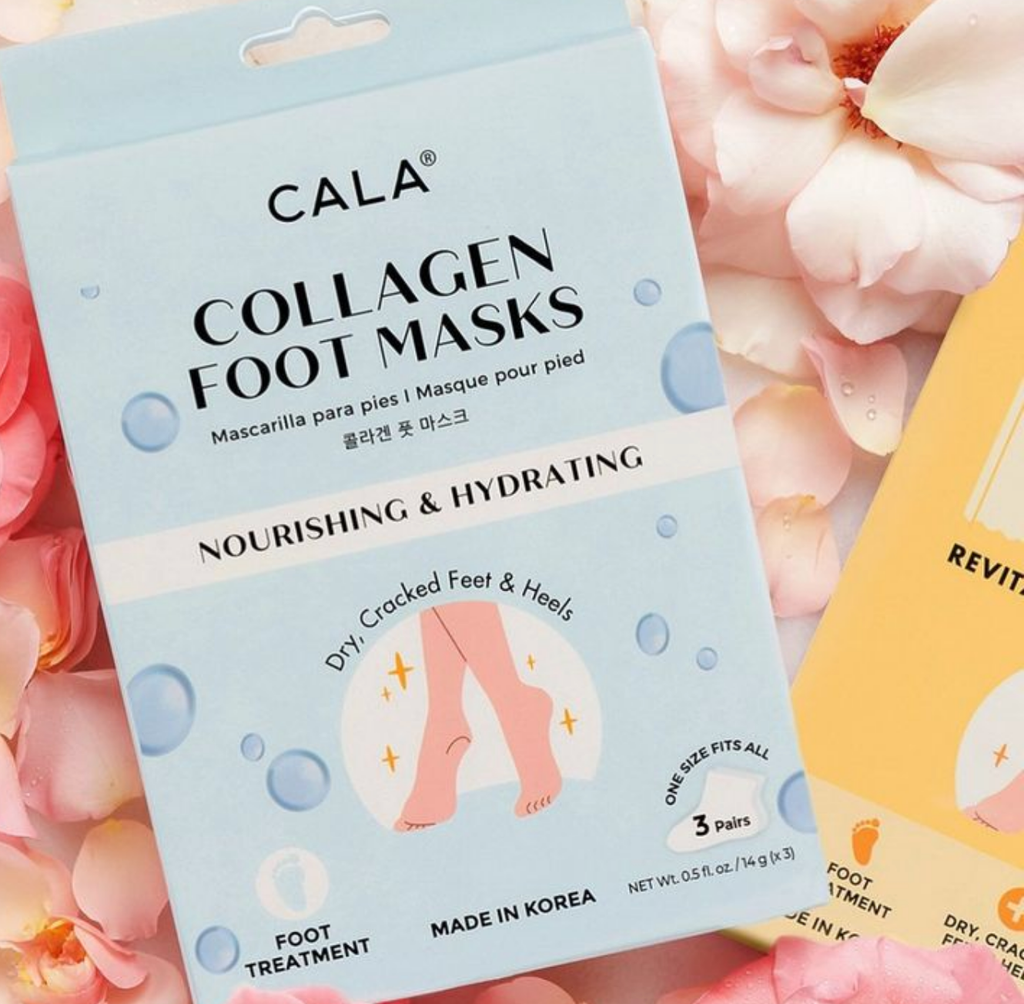 CALA Vitamin C or Collagen Foot Mask Treatment