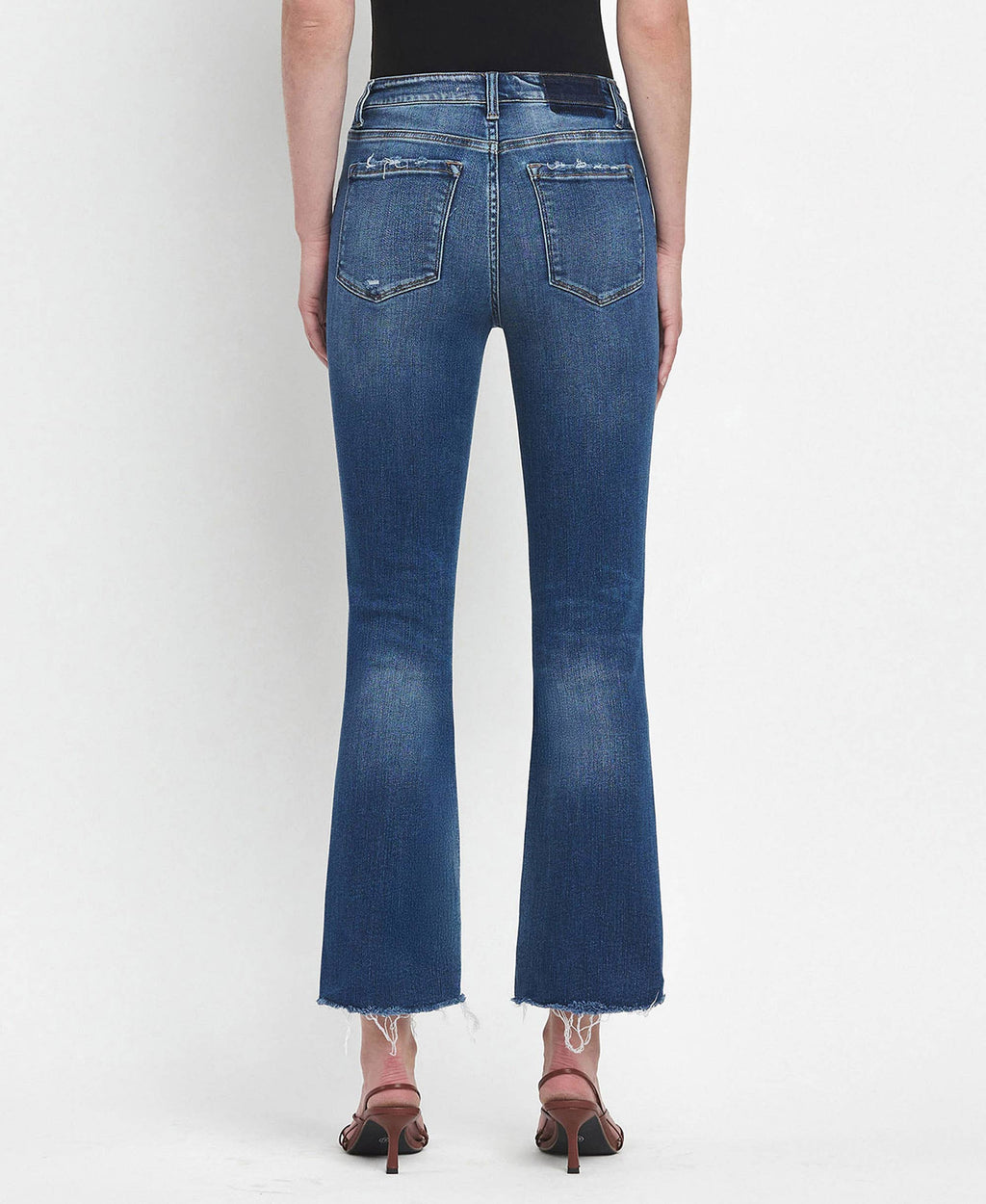 Ingenuity High Rise Crop Flare Jeans