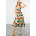 The Madeline Multicolor Tiered Dress