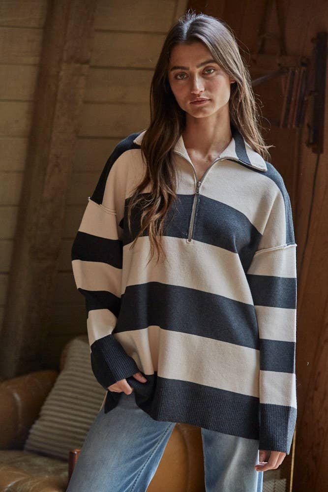 The Dani Striped Sweater