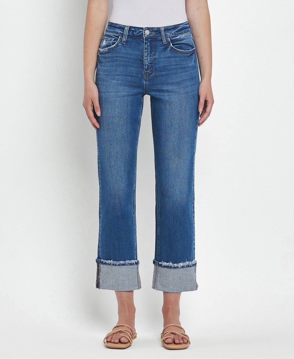 Daphne High Rise Cuffed Jeans