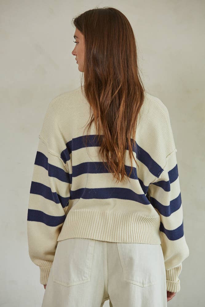 The Blair Striped Cardigan